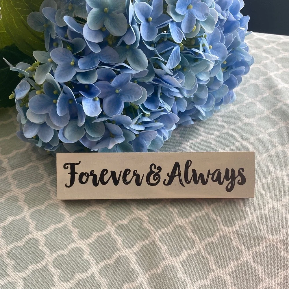 Forever & Always Handmade Decor Sign - Picture 1 of 5